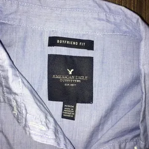 American Eagle M boyfriend button down shirt thumbnail 2