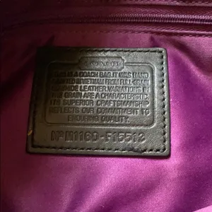 Coach Leather Bag thumbnail 8