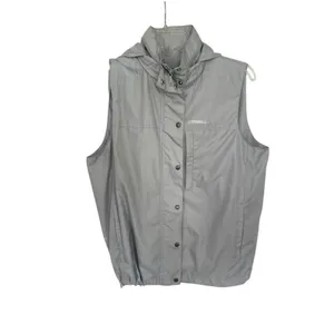 Lauren Ralph Lauren Jacket Womens Small Zip Lined‎ Vest Grey Windbreaker Outdoor thumbnail 3