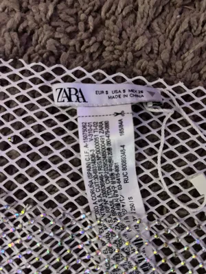 ZARA Swimsuit badazzeled coverup thumbnail 3