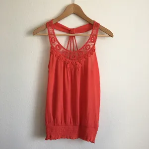 Coral blouse Red thumbnail 5