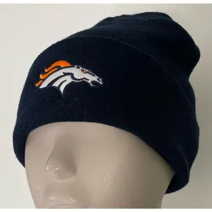 Navy Blue Denver Broncos Super Bowl XLVIII Knit Hat thumbnail 7