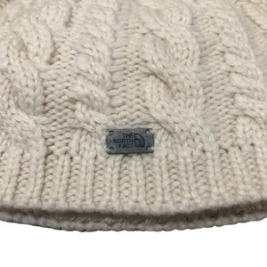 The North Face Spell Out Wool Cable Knit Beanie Hat Chunky Winter Cap thumbnail 3
