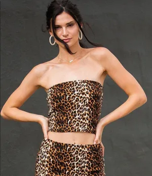 Like New! Animal Print Tube Top from the Buckle thumbnail 5