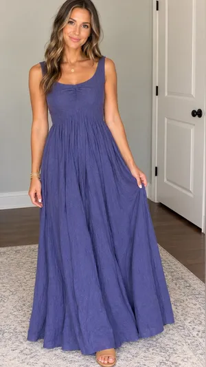 Peruvian connection purple maxi dress thumbnail 1