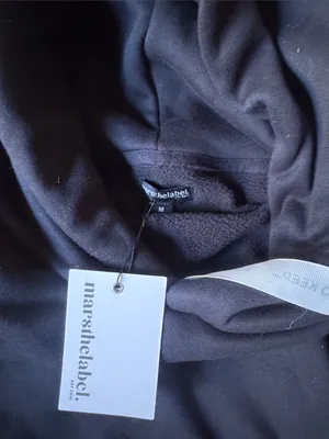 mars the label Black Hoodie Size M thumbnail 2