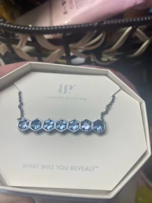 Aquamarine necklace Blue thumbnail 2