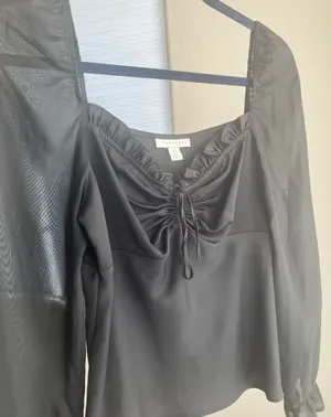 Black Classy Blouse thumbnail 2