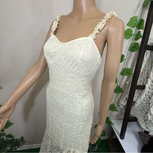 Elegant Lace White Dress New thumbnail 6