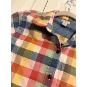 LLBean Women's Plaid‎ Button Up Shirt Multi Color Long Sleeve Casual Top XS thumbnail 4