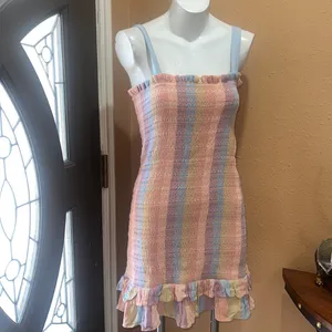 American Eagle striped colorful dress thumbnail 2