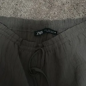 Zara Textured Pants Sea Green thumbnail 5