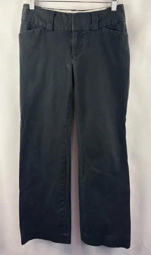 Women’s GAP Size 2 Low-Rise Black Flare Pants thumbnail 1