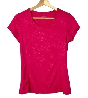 Tek Gear Hot Pink Short Sleeve Athletic Top‎ S thumbnail 1