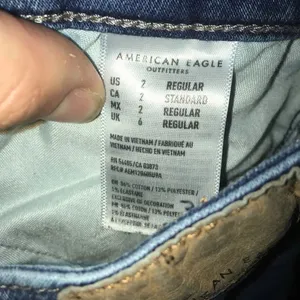American Eagle super high rise jeggings, size 2 thumbnail 2