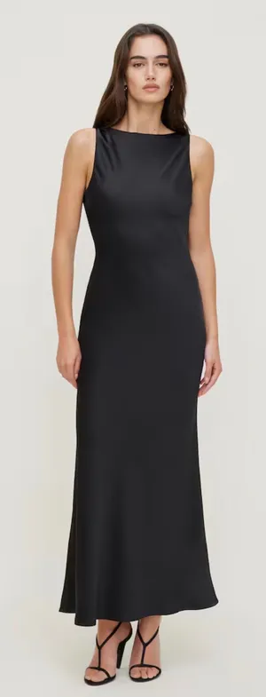 Dynamite Nora Satin Dress thumbnail 1