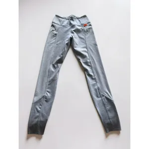 Nike‎ Dri-FIT Womens High Waisted Textured Gray Leggings Athletic Tights Small thumbnail 2