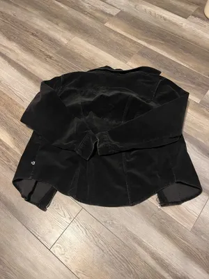 Route 66 Vintage Black Corduroy Jacket thumbnail 2