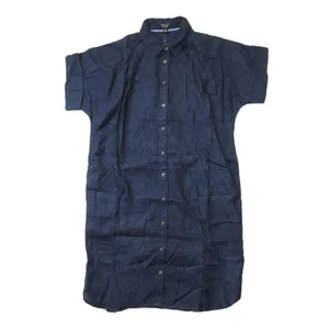 NWT J.Crew Relaxed-fit Short-sleeve Navy Baird McNutt Irish Linen Shirtdress S thumbnail 5