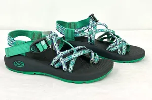 Chaco ZX/2 Classic Mint Green Purple Geo Pattern Strappy Hiking Sandals Size 7 thumbnail 1