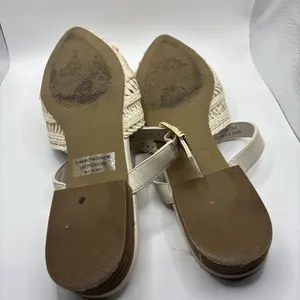 Dolce Vita Raffia Buckle Mule Sandals Natural Slip On Women’s Size 8 thumbnail 6