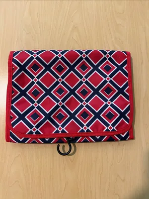 Travel Organizer Pouch - Navy‎ and Red thumbnail 3