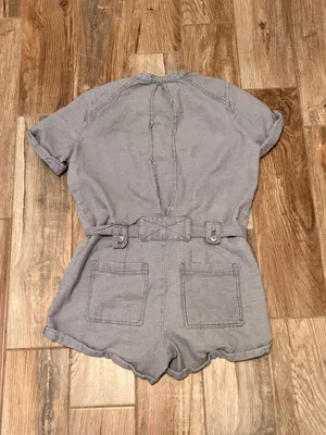Free People Utility Romper Cargo Short Jumpsuit thumbnail 3