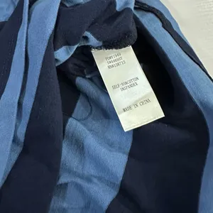 Doe and Rae NEW Blue Striped Racerback Tank Top Womens S Cotton Stretch thumbnail 6