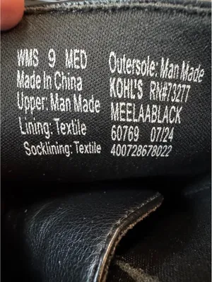 Kohl's SO Women's Black Lace-Up Combat Boots Size 9 Medium thumbnail 6