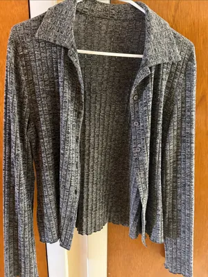 Ribbed Collared Button thumbnail 1