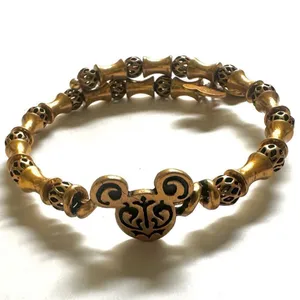 Alex and Ani Disney gold tone filigree wrap bracelet thumbnail 4