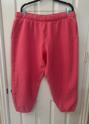lululemon athletica Coral Pink Jogger Sweatpants thumbnail 1