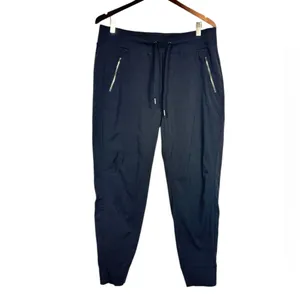Athleta Trekkie North Black Athletic Jogger Elastic Waist Drawstring Size 14 thumbnail 2