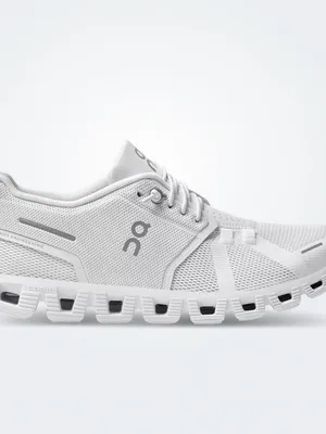 On Cloud 5 in All White, women's size 9.5 White thumbnail 6