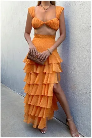 Runaway The Label Orange Melina Set thumbnail 3