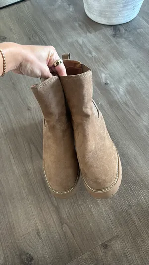 Suede Boots Brown Size 10 thumbnail 3