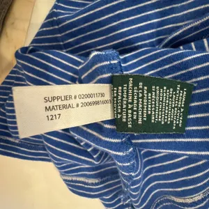 Lauren Ralph Lauren LRL Top Women's S Blue White Striped 3/4 Bell Sleeve Classic thumbnail 6