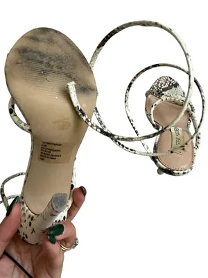 STEVE MADDEN Sweetie Spiral Strap Heels Sandals Size 6.5 thumbnail 6