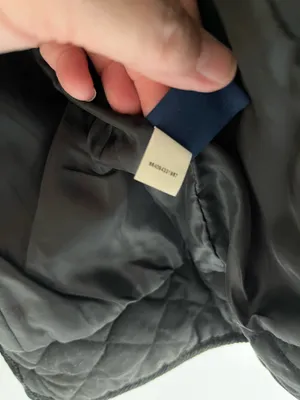 Small black Chaps quilted jacket  thumbnail 7