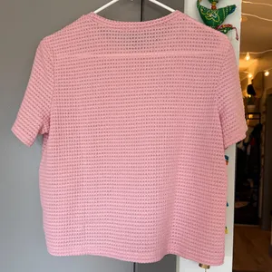SHEIN Pink Textured Knit Top Tshirt Size Large thumbnail 3