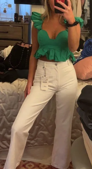 SheIn Green Top thumbnail 1