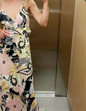 Farm Rio Vintage Forest Sand Strappy-Back Midi Dress thumbnail 3