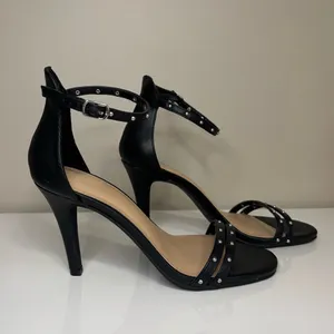 A New Day Enya Black Studded Barely There Pumps thumbnail 3