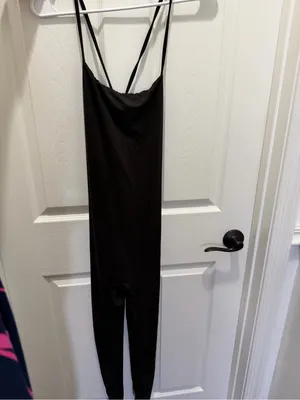 NWT BUMPSUIT Farrah Black Tie Back Maternity Jumpsuit Size M thumbnail 5