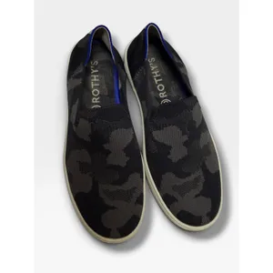 Rothy's The Sneaker Gray Black Camo Slip On Shoes Women's Size 6 Washable thumbnail 2