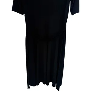 Lauren Ralph Lauren Black Mock Neck Belted Classic Fit &‎ Flare Midi Dress Sz 10 thumbnail 14