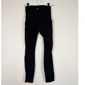 Lululemon High Times Pant Black High Rise 7/8 Yoga Leggings‎ Size 4 LW5AM0S thumbnail 3