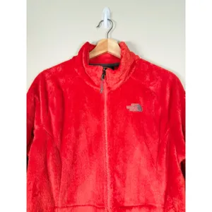 The North Face Osito 2 Red Full Zip High Pile Fleece Jacket Womens Large thumbnail 3
