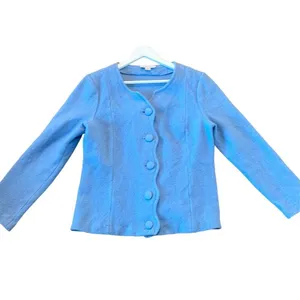 Pendleton Vintage 100% wool scalloped button front blazer XL thumbnail 10
