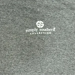 Simply Southern Charcoal Texas Adventure Long Sleeve Shirt size Large thumbnail 5